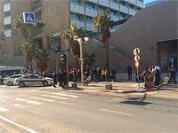 Акция протеста около посольства РФ в Тель-Авиве. 20 декабря 2016 года