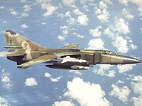 В Ливии разбился истребитель МиГ-23