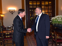 Министр обороны Израиля Авигдор Либерман встретился с экс-директором ЦРУ Дэвидом Петреусом