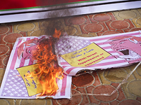 Газа против переноса посольства США в Иерусалим: в Рафахе сожгли портреты Трампа