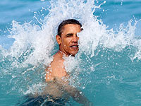 "Пенсионер" Барак Обама занялся серфингом на Виргинских островах. Видео