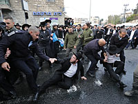 Ультраортодоксы блокировали улицу Бар Илан в Иерусалиме    