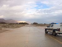 Дорога 222 закрыта из-за наводнения