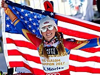 Горные лыжи: Микаэла Шиффрин установила мировой рекорд