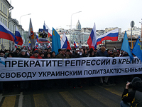 В Москве начался марш памяти Немцова: предполагаемое число участников &#8211; 30.000