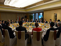 Биньямин Нетаниягу на встрече с главами крупнейших корпораций Китая. 20 марта 2017 года