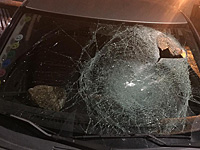 Двум автомобилям причинен ущерб в результате "каменной атаки" возле Бейтар-Илита