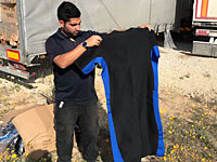 На КПП "Керем Шалом" задержана партия гидрокостюмов для "коммандос" ХАМАС    