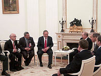 Биньямин Нетаниягу на переговорах с Владимиром Путиным в Кремле. 9 марта 2017 года