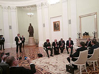 Биньямин Нетаниягу на переговорах с Владимиром Путиным в Кремле. 9 марта 2017 года