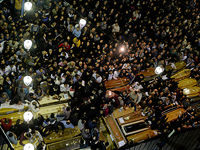 Похороны жертв теракта в Танте. 9 апреля 2017 года