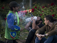 День непослушания у стен Кнессета: фестиваль марихуаны в Парке роз. Фоторепортаж