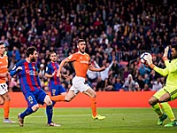 "Дубль" Месси. "Барселона" забила 7 мячей в ворота "Осасуны"