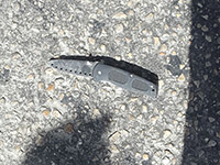 Нож, который был обнаружен на месте происшествия