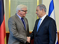 Президент Германии Франк-Вальтер Штайнмайер и глава израильского правительства Биньямин Нетаниягу