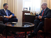 Премьер-министр Биньямин Нетаниягу встретился с премьер-министром Украины Владимиром Гройсманом