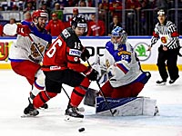 Полуфинал чемпионата мира: канадцы победили сборную России