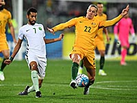В матче отборочного турнира чемпионата мира по футболу 2018 года австралийцы обыграли сборную Саудовской Аравии 3:2