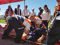 В Израиле проходят учения по подготовке к землетрясению, пожилая женщина получила тяжелые травмы