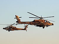 Командующий ВВС ЦАХАЛа распорядился приостановить вылеты вертолетов Apache