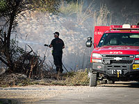Из-за возгорания кустарника начата эвакуация жителей мошава Мишмар-Аялон