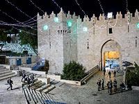 На месте происшествия. Около Шхемских ворот Старого города Иерусалима. 16 июня 2017 года   