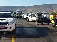 В результате ДТП в Нижней Галилее погиб мужчина, еще шесть человек получили травмы    