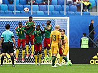 Ничья в матче Камерун - Австралия