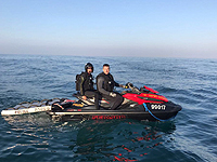Морская полиция спасла молодого человека, едва не утонувшего в озере Кинерет
