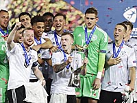 В финале молодежного чемпионата Европы немцы победили сборную Испании