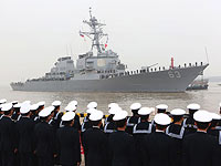Stethem американского ВМФ у берегов Китая