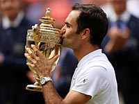 Роджер Федерер установил рекорд, в восьмой раз став победителем Уимблдона