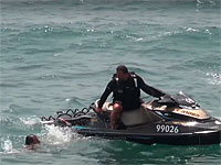 Охранники и морская полиция спасли пациента "Рамбам", когда он попытался утопиться  