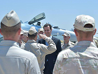 Президент Сирии Башар Асад на встрече с российскими военными. Июнь 2017 года