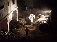 Разрушение дома семьи террориста в Кубаре. 16 августа 2017 года