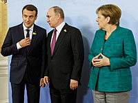 Меркель и Макрон призвали Путина и Порошенко соблюдать соглашение о прекращении огня 