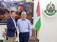 Президент Международного комитета Красного Креста Петер Маурер посетил сектор Газы и встретился с главой правительства ХАМАС Яхьей Сануаром