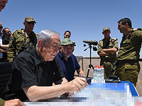 Биньмин Нетаниягу и  Авигдор Либерман на Голанских высотах