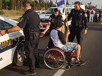 Активисты за права инвалидов перекрыли 2-е шоссе на въезде в Хайфу    
