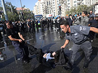 Акция протеста "харедим" в Иерусалиме: задержаны 8 участников беспорядков