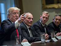 Дональд Трамп на встрече с руководством министерства обороны США и высшими офицерами армии США. Вашингтон, 5 октября 2017 года