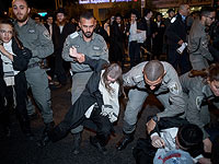 МАХАШ начал проверку в отношении полицейского, угрожавшего митингующим в Иерусалиме