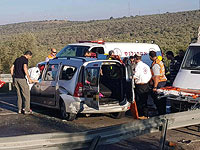 ДТП в Самарии, шестеро пострадавших