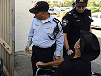 В Тель-Авиве задержан участник акции протеста инвалидов