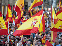 Около миллиона сторонников единой Испании приняли участие в марше в Барселоне