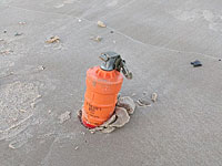 На одном из пляжей в Герцлии была обнаружена шоковая граната