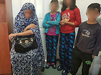 На КПП "Каландия" полицейские накормили и одели мать с тремя детьми из арабской деревни