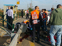 ДТП около Петах-Тиквы, погиб мотоциклист