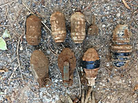 На стройке в Кфар-Сабе обнаружен тайник с гранатами времен Британского мандата