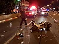 В результате ДТП в Тель-Авиве тяжелые травмы получил мотоциклист  